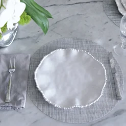 Online VIDA Round Woven Placemats Set of 4 (Grey) View All Vida|Placemats