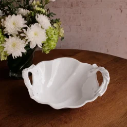 New VIDA Sasha Round Large Bowl with Handles White View All Vida|VIDA Sasha