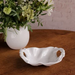 New VIDA Sasha Small Bowl with Handles White View All Vida|VIDA Sasha