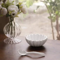 Clearance VIDA Vienna Mini Bowl with Spoon White View All Vida|VIDA Vienna