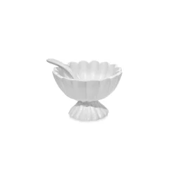 Best VIDA Vienna Mini Pedestal with Spoon White View All Vida|VIDA Vienna