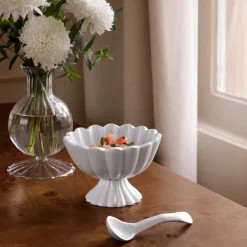 Best VIDA Vienna Mini Pedestal with Spoon White View All Vida|VIDA Vienna