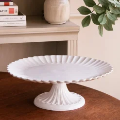 Sale VIDA Vienna Pedestal Cake Plate White View All Vida|VIDA Vienna