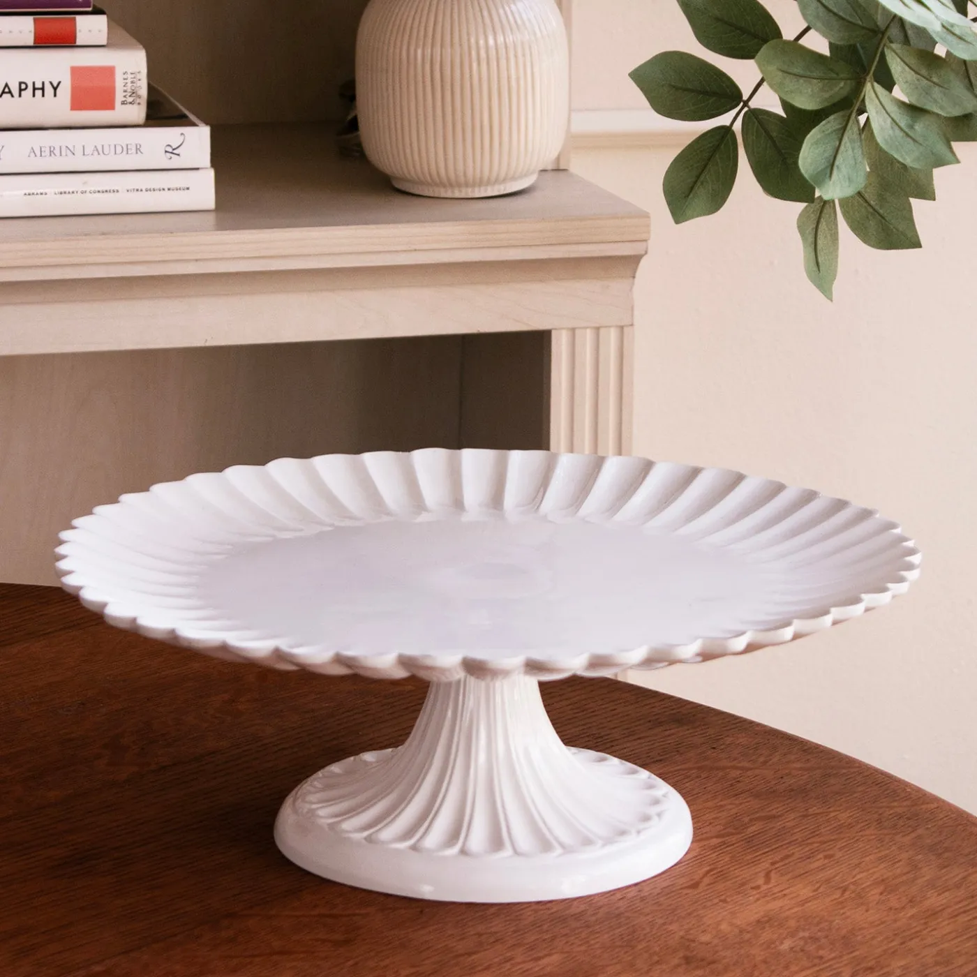 Sale VIDA Vienna Pedestal Cake Plate White View All Vida|VIDA Vienna