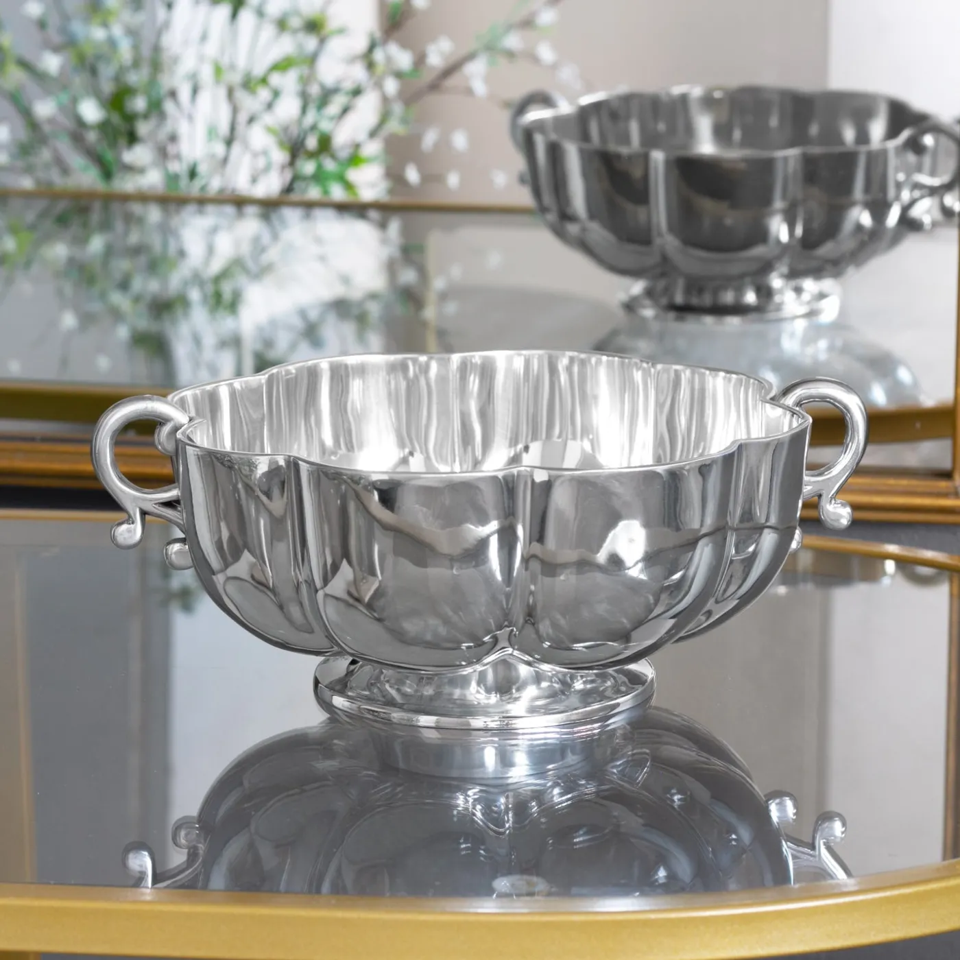 Hot VINTAGE Calabaza Medium Bowl with Handles A Touch Of Vintage|Bowls