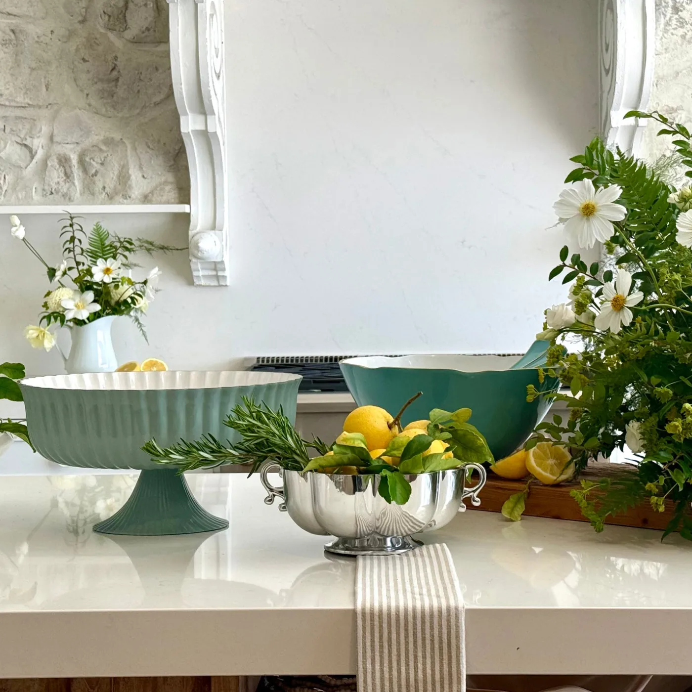 Hot VINTAGE Calabaza Medium Bowl with Handles A Touch Of Vintage|Bowls