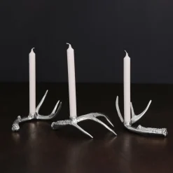 WESTERN Antler Candlestick Set of 3 View All Western|WESTERN Antler