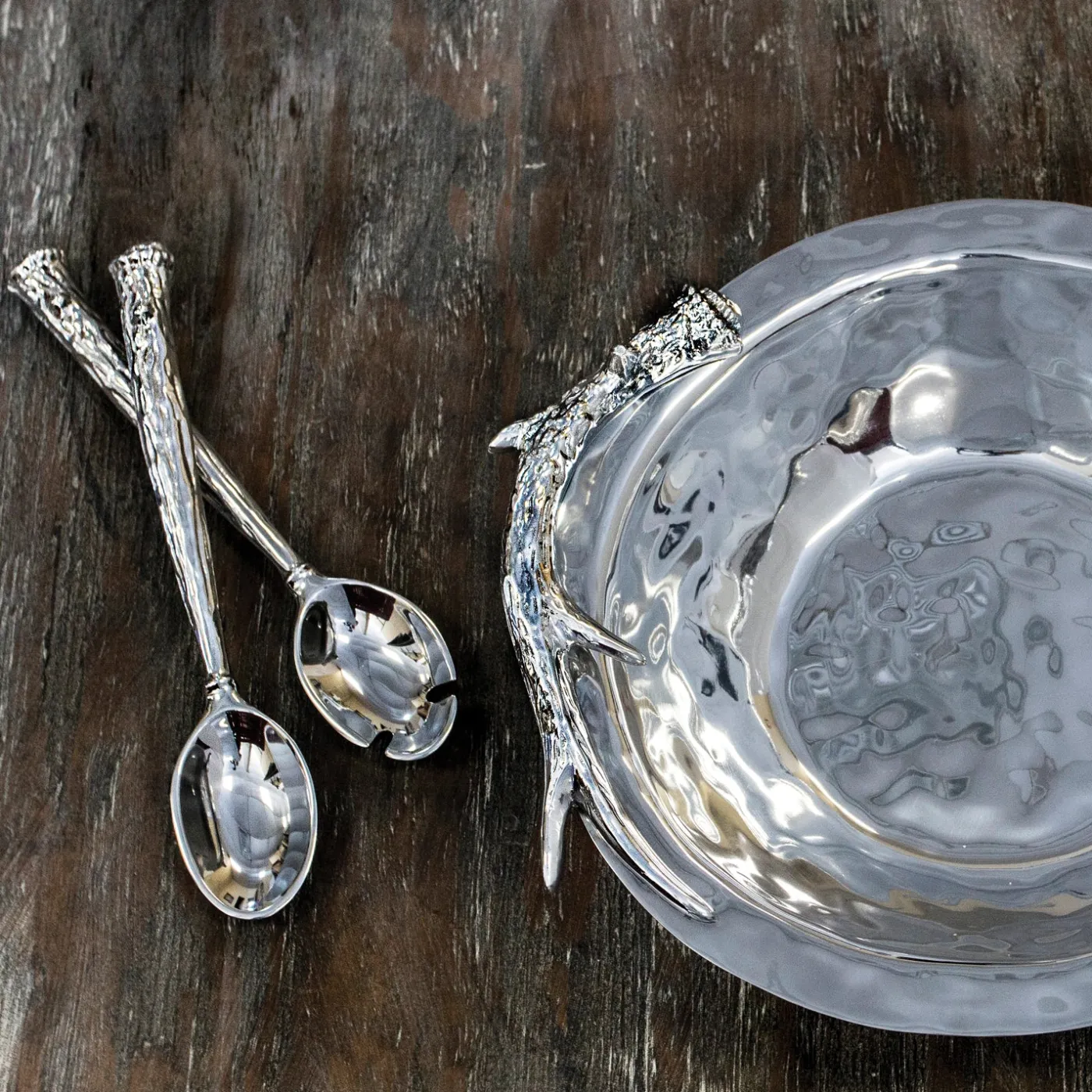 Best WESTERN Antler Large Salad Servers View All Western|WESTERN Antler