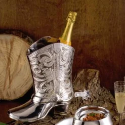 Sale WESTERN Cowboy Boot Wine Bucket View All Western|Ice Buckets + Scoops